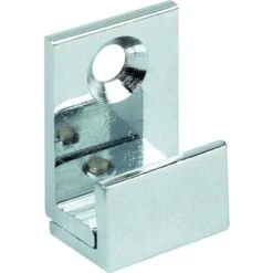 Support De Glace Zamak Chromé En U Démontable - Métaux Ouvres Et Décorés