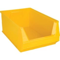 Bac De Rangement Empilable Jaune à Bec - 23,1 L - 50 X 31 X 20 Cm - Systembox SB - TOOD