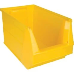 Bac De Rangement Empilable Jaune à Bec - 10,1 L - 35 X 21 X 20 Cm - Systembox SB - TOOD