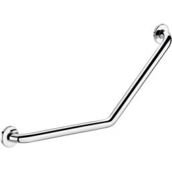 Barre D'appui Coudée 135° En Inox - 400 X 400 Mm - Ø 32 Mm - Delabie