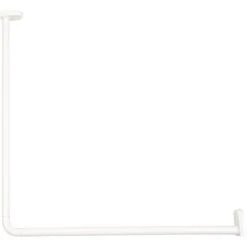 Kit D'angle Blanc - 800 X 800 Mm - Ø 25 Mm - Bossini