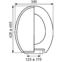 Abattant WC Blanc Double - Vallauris Premium - Siamp -Cazabox 720216 t