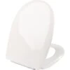 Abattant WC Blanc Arion Easy Clip D.A - Bois Réticulé - Descente Assistée Et Déclipsable - Olfa