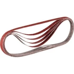 Bande étroite Corindon - 9 X 533 Mm - Grain 80 - Support Toile - Vendu Par 10 - Makita