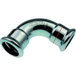 Manchon Coudé 90° à Sertir - FF Ø 18 Mm - Xpress Carbone - Aalberts Integrated Piping Systems