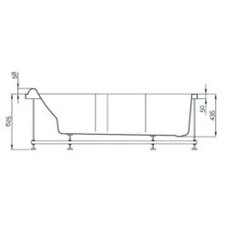 Baignoire Balnéo Romanza 170 - Kinedo - Vitalité - Tête à Droite - Installation Contre Un Mur -Cazabox 904219417 mp t 3 8