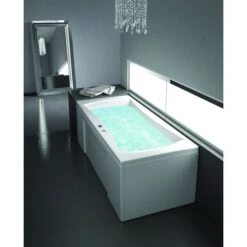 Baignoire Balnéo Concerto 170 - Kinedo - Vitalité - Tête à Gauche - Installation Contre Un Mur